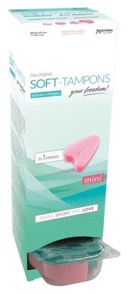 Tampony Bez Sznurka Soft Tampons Mini 10 Sztuk JoyDivision
