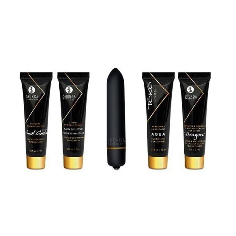 Zestaw Kosmetyków Z Małym Wibratorkiem Naughty Geisha Kit Shunga