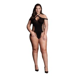 Body Leda Xiii With Crossed Neckline Black Osx Le Désir