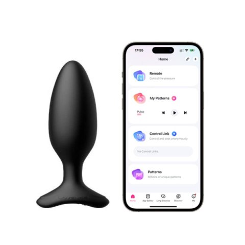 Korek Analny Sterowany Aplikacją Hush 2 Butt Plug 44Mm Lovense