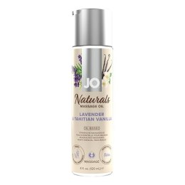 Naturalny Olejek Do Masażu O Zapachu Lawendy I Wanilii Naturals Massage Oil Lavender & Tahitian Vanilla 120 Ml System JO