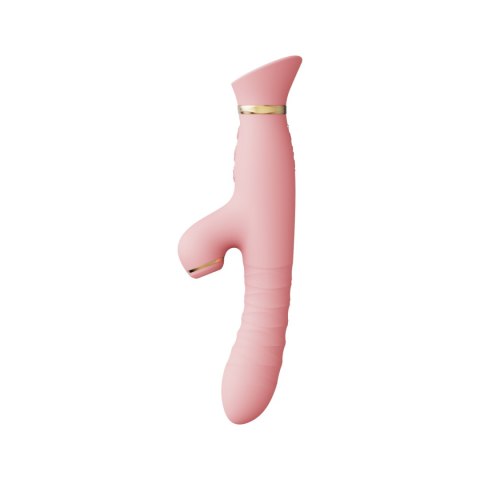 Wibrator Wielofunkcyjny Rose Thruster Strawberry Pink Zalo