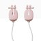 Zaciski Na Sutki No.2 Vibrating Nipple Clamps Pink Qingnan