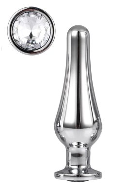 Korek Analny Gleaming Love Silver Pleasure Plug - rozmiar M