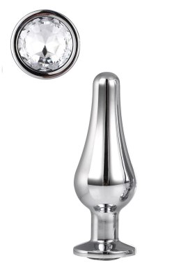 Korek Analny Gleaming Love Silver Pleasure Plug - rozmiar S