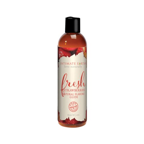 Lubrykant Wodny Fresh Strawberries Flavored 60Ml Intimate Earth