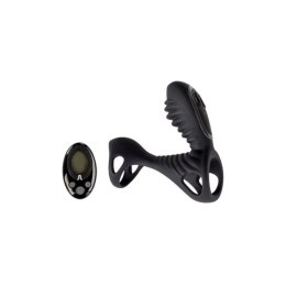 Pierścień Uciskowy Na Penisa Gladiator F + Lrs Black Adrien Lastic
