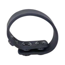 Regulowany pierścień erekcyjny 3 Snap Silicone Cock Strap Brutus