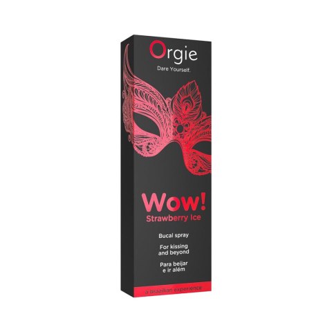 Spray do seksu oralnego Strawberry Ice Spray 10 Ml Orgie