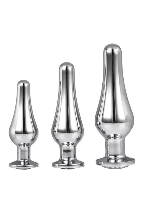 Zestaw Korków Gleaming Love Pleasure Set Silver Dreamtoys
