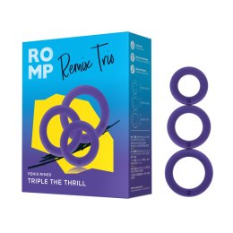 Zestaw pierścieni erekcyjnych Remix Trio Romp