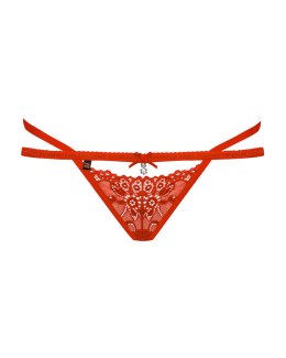 838-Tho-3 Stringi Czerwone S/M Obsessive