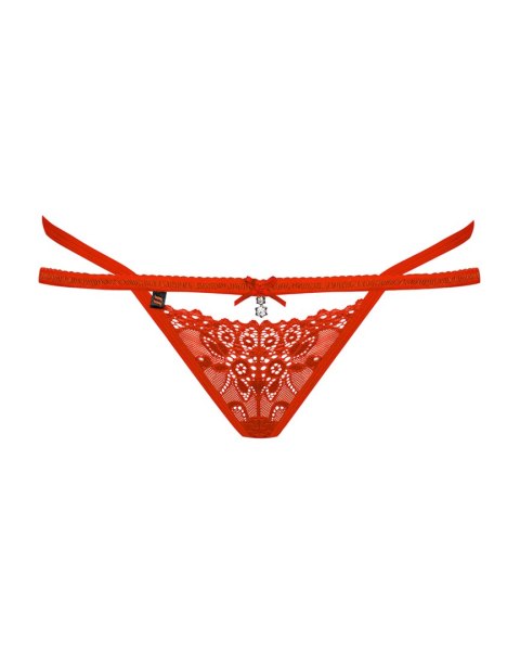 838-Tho-3 Stringi Czerwone S/M Obsessive