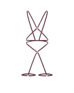 Batty Burgundy Body Harness Promees