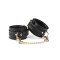 Kajdanki Black Organosilicon Ankle Cuffs Liebe Seele