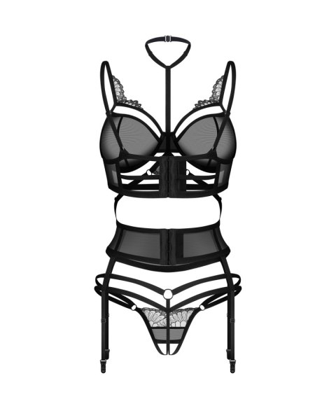 Komplet 3-Częściowy Premisis Black S/M Premium Obsessive
