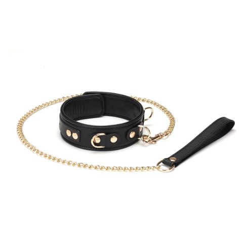 Obróżka Ze Smyczą Dark Secretcollar And Leash Liebe Seele