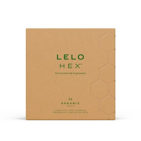 Prezerwatywy organiczne HEX Organic Condoms 36 pack LELO