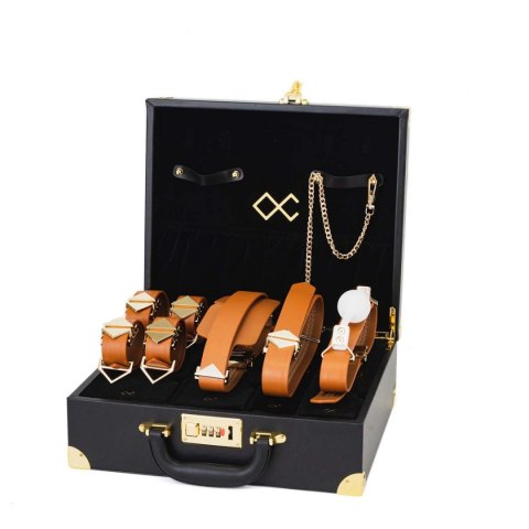 Zestaw Bondage Moonlight Treasure Chest Set Brown LOCKINK