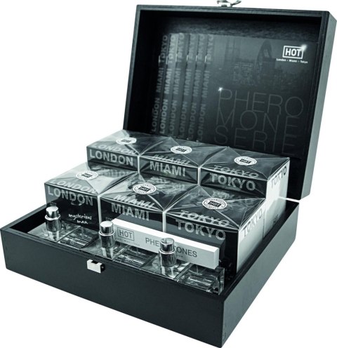 Zestaw dla mężczyzn Pheromone Perfume man 6x30 ml Wood box HOT