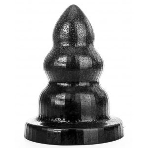 Korek analny AB97 Triple Pleasure L 25 x 15cm All Black