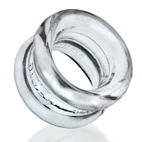Naciagacz jąder [SIL/TPR] SQUEEZE SHORT Ballstretcher Clear Oxballs