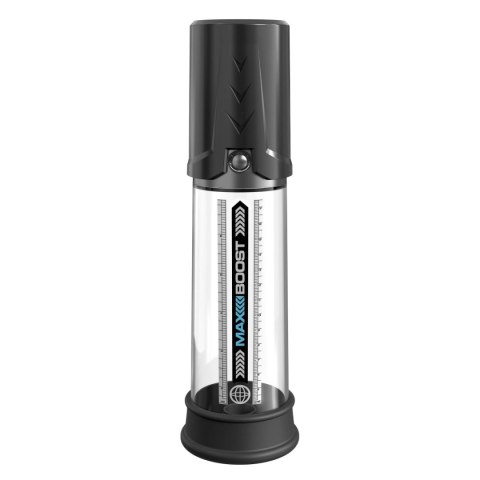 Pompka do penisa Max Boost - Black/Clear Pump Worx