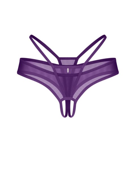 Stringi otwarte fioletowe Vibres 2XL/3XL Obsessive