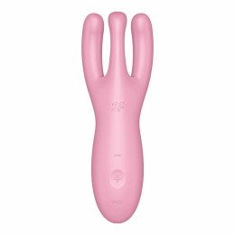 Wibrator do łechtaczki Threesome 4 Connect App Pink Satisfyer