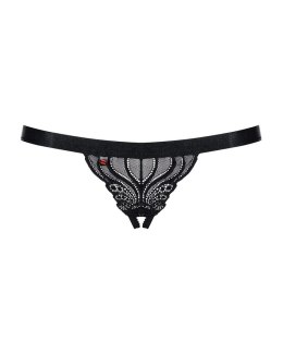 828-THC-1 stringi otwarte czarne L/XL Obsessive