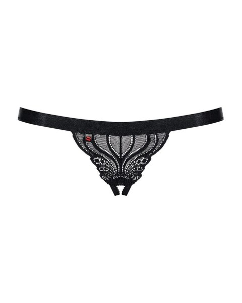 828-THC-1 stringi otwarte czarne L/XL Obsessive