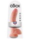 9' Cock With Balls Flesh Dildo Z Jądrami Cieliste 23Cm King Cock