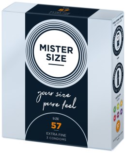 Condoms 57 Mm 3 Pieces Mister.Size