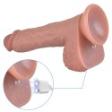 DILDO SILIKONOWE 22 CM Z RUCHEM POSUWISTO - ROTACYJNYM EROSPACE NATURAL PLAY D6