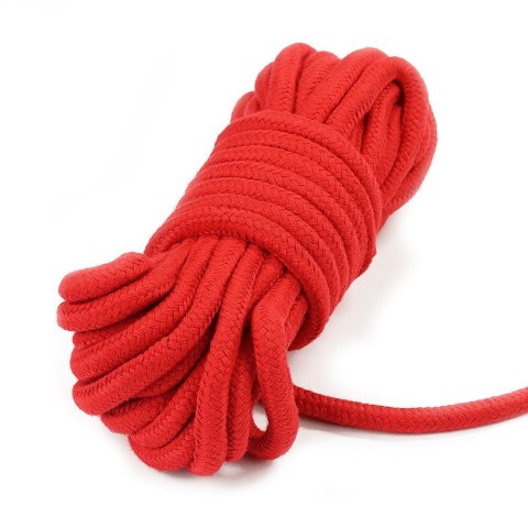 LINA FETISH BONDAGE ROPE 10M CZERWONA