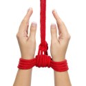 LINA FETISH BONDAGE ROPE 10M CZERWONA