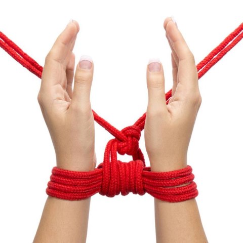 LINA FETISH BONDAGE ROPE 10M CZERWONA