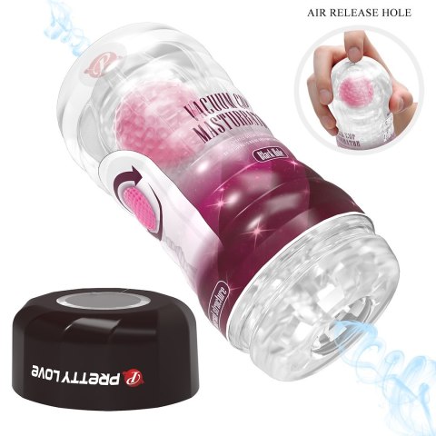 MASTURBATOR PRETTY LOVE VACUUM CUP BLACK HOLE