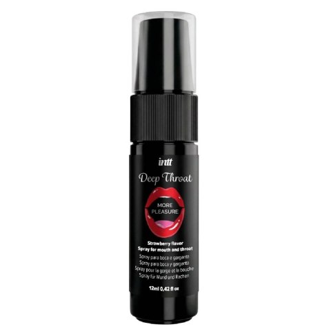 Spray do seksu oralnego Deep Throat Strawberry 12ml intt