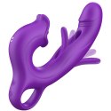 WIBRATOR DO PUNKTU G Z RUCHEM FLAPPING I USTAMI DO STYMULACJI ŁECHTACZKI EROSPACE SWEET PLAY A17