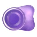 DILDO 7'' JELLY STUDS FIOLETOWE