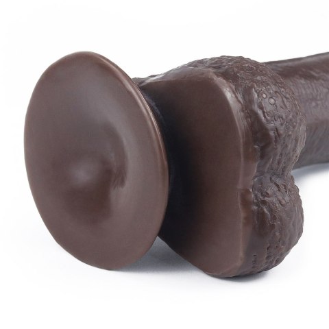 DILDO 7'' SLIDING SKIN DUAL LAYER DONG - BLACK