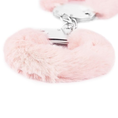 KAJDANKI FLUFFY HAND CUFFS RÓŻOWE