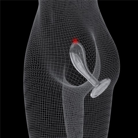 KOREK ANALNY FLAWLESS CLEAR PROSTATE PLUG 6.0''