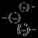 PIERŚCIENIE POWER PLUS TRIPLE BEADED RING SET