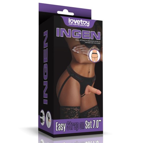 ZESTAW STRAPON EASY STRAPON SET 7.0''