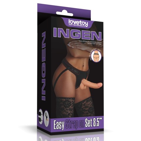 ZESTAW STRAPON EASY STRAPON SET 8.5''
