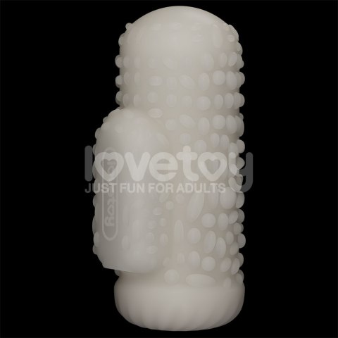 MASTURBATOR KNIGHTS RING VIBRATING DUAL PURPOSE SLEEVE-DRIP
