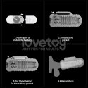 MASTURBATOR KNIGHTS RING VIBRATING DUAL PURPOSE SLEEVE-DRIP