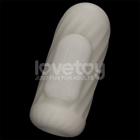 MASTURBATOR KNIGHTS RING VIBRATING DUAL PURPOSE SLEEVE-SPIRAL